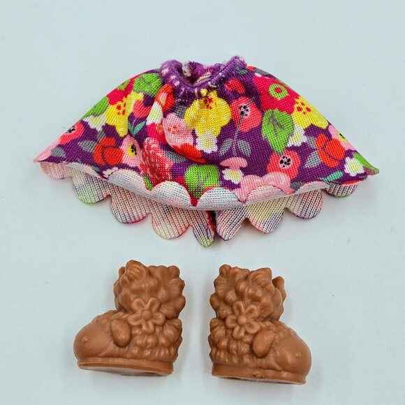 Doll Enchantimals Lorna Lamb Skirt And Boots Shoes Mattel Brown Pink 2017 Read - Picture 3 of 5